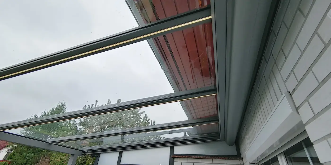 Wandanschluss am verklinkerten Haus in Hönow