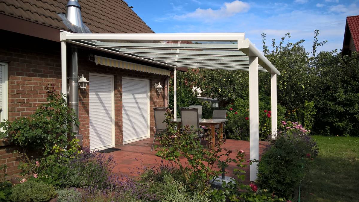 Karalus-Terrassendach mit Glas und Aluminium in 10315 Berlin-Friedrichsfelde